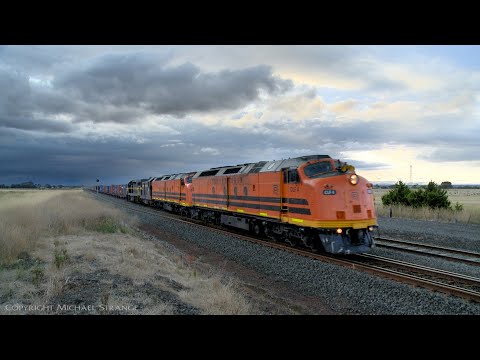 7922V Dooen Container Train With CLF2, CLF4, T357 & C501 At Gheringhap (29/1/2021) - PoathTV Railway