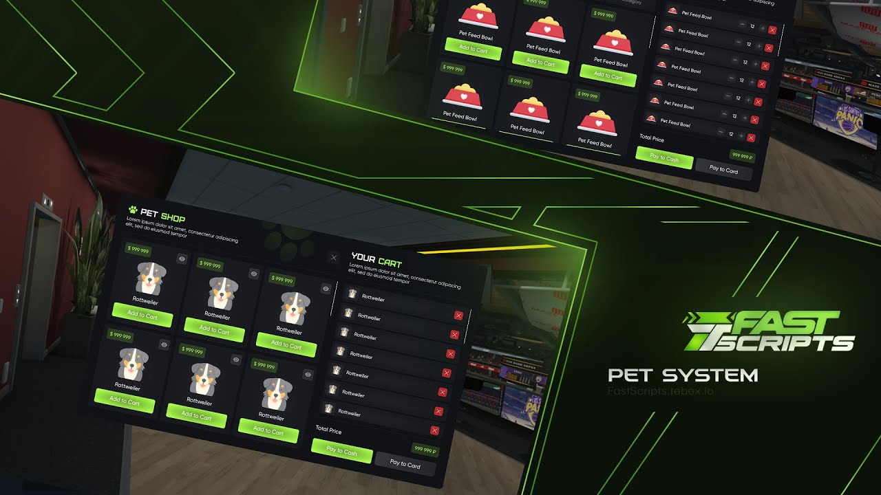 Fast Scripts Pet System [ESX/QBCore/QBox] thumbnail 2