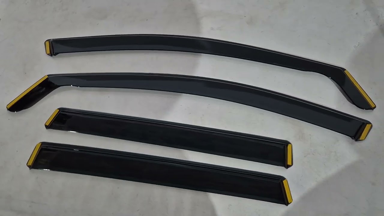 Вставные ветровики Niken Luxury (4 шт) Video 1