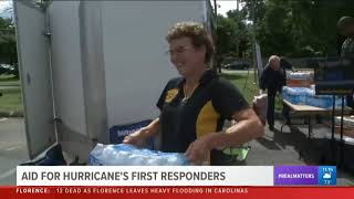 WUSA 9 Washington D.C. Covers Hogs and Heroes Hurricane Relief Efforts