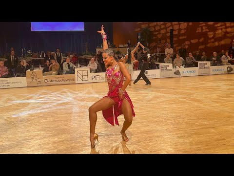 Vladyslav Tsykhanovskyi & Veronika Tsikhanovska (GER) Adult [Rumba] Pforzheim 2025 / Quarter Final