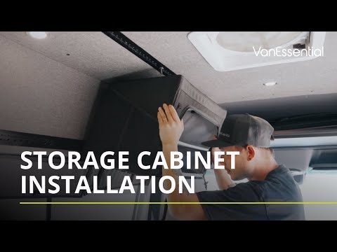 VanEssential Upper Storage Cabinet Installation
