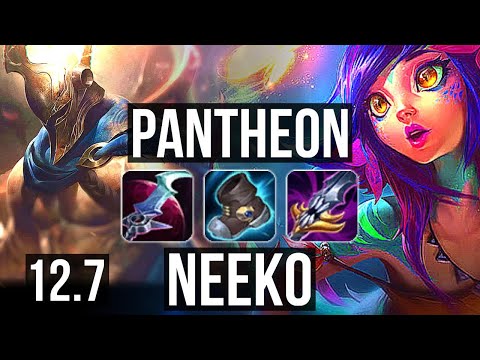 PANTH vs NEEKO (TOP) | 3.1M mastery, 10/3/7, 300+ games, Dominating | KR Diamond | 12.7