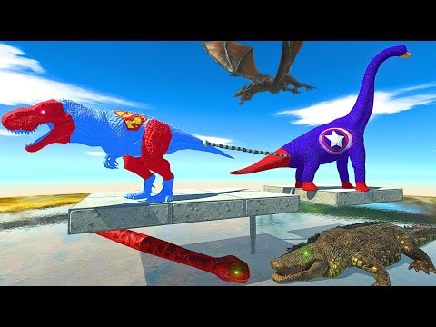 Tug of War Dinosaurs.Animal Revolt Battle Simulator