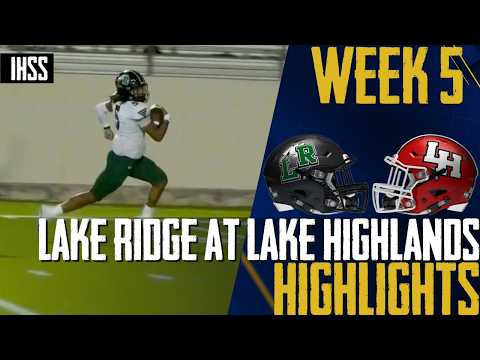 Edwards Rushes for 4 TDs as Lake Ridge Edges Lake Highlands 44-38