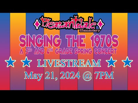 Pleasantdale Elementary's 3rd and 4th Grade Spring Concert 2024
