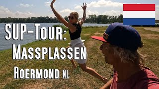SUP - Tour Roermond: Über die Maasplassen vor den Toren der Stadt. Rundtour mit 