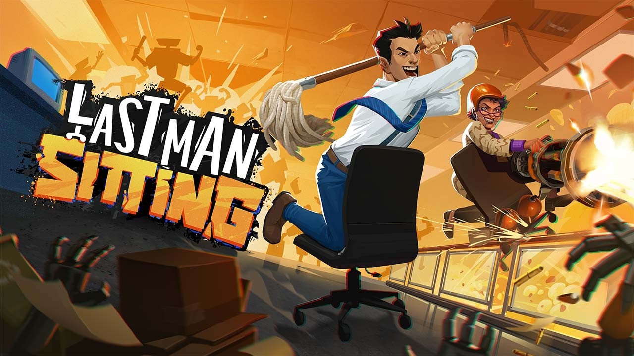 Official trailer preview showing chaotic office chair combat gameplay