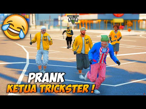 PRANK KETUA TRICKSTER MALAH KENA KARMA ! (FUNNY MOMENTS) - GTA V ROLEPLAY INDONESIA