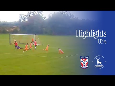 Academy Highlights | York City 0-2 Hartlepool United U19