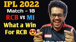 What a Win For RCB | IPL 2022 - Match 18 | RCB vs MI | Post Match Maatu Kathe | Janardhan Sir