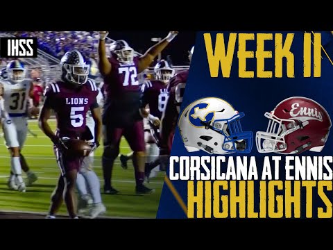 Ennis Lions Roar to Victory, Secure Playoff Spot with 42-13 Win