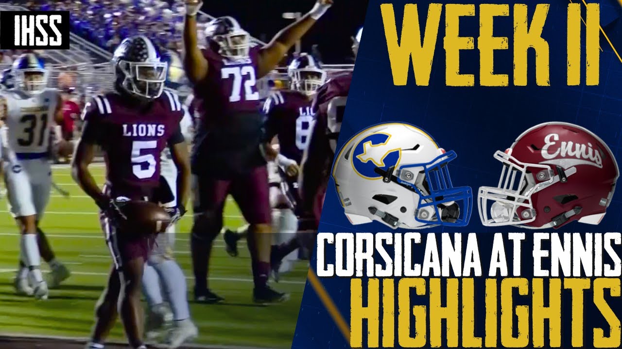 Ennis Lions Roar to Victory, Secure Playoff Spot with 42-13 Win