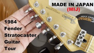 Video thumbnail for 1984 Made In Japan (MIJ) Fender Stratocaster Tour With JediJingleMaker by Jedi Jingle Maker