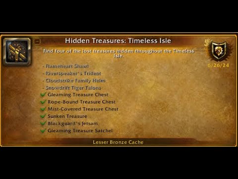 Pandaria Remix: How To Get The Achievement Hidden Treasures: Timeless Isle!