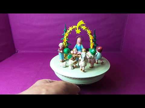 Steinbach uralte Spieluhr Nr.200 - seltenes Sammlerstück aus dem Erzgebirge