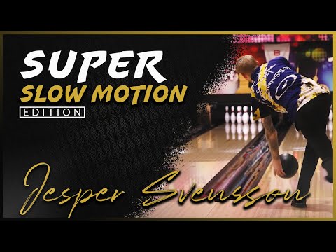 Jesper Svensson Super Slow Motion Bowling Release (So Smooth!)