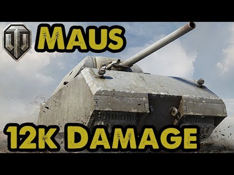 UNSTOPPABLE MAUS / 1 vs 7 / 12k+ DAMAGE - WoT