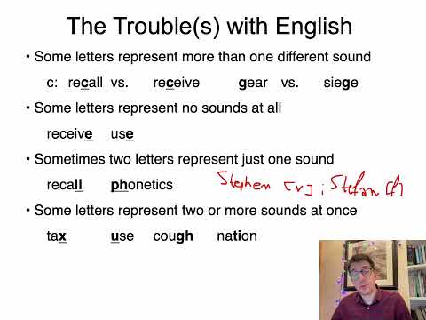 Linguistics 341 - Introduction to Phonetics - Intro and Overview