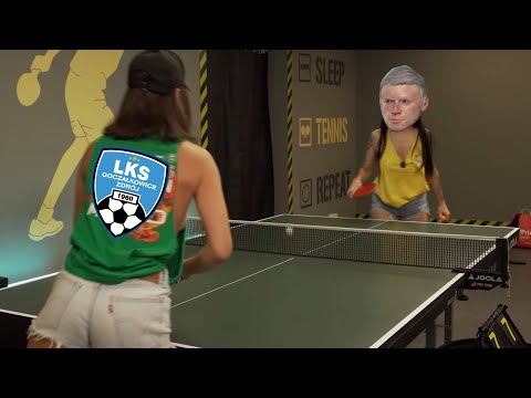 Niewiarygodne pingpongowe umiejętności trenera Chojnickiego | WIELKI LKS GOCZAŁKOWICE-ZDRÓJ LIVE