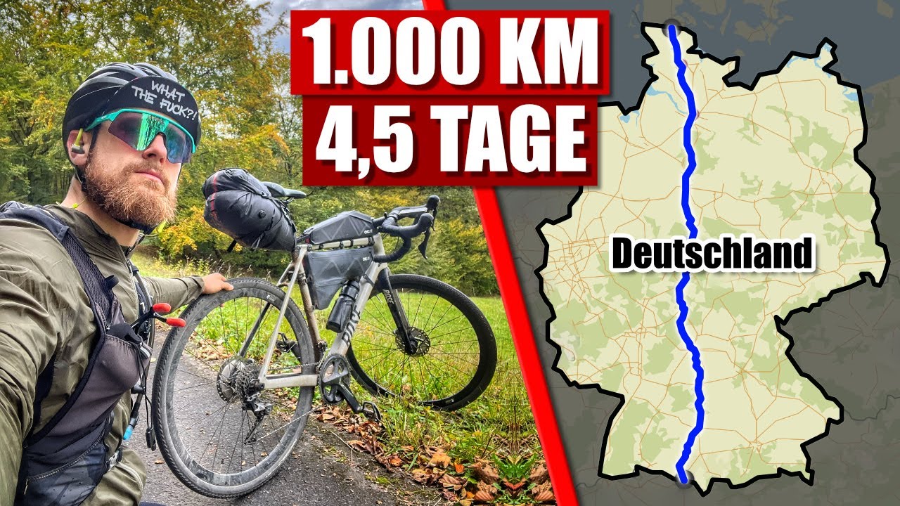 1,000km by bike through Germany - Ultra Bikepacking - The Movie
