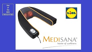Medisana 88941 Neck Massager MNV UNBOXING (Lidl heating 2 levels)