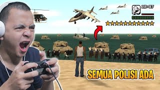 Download lagu THE BIGGEST WAR against 11 STAR POLICE in GTA San Andreas mp3