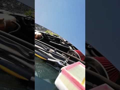 Corsa before and after air intake