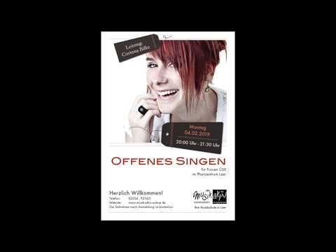 Offenes Singen der Musikschule Musik Aktiv am 04.02.2019