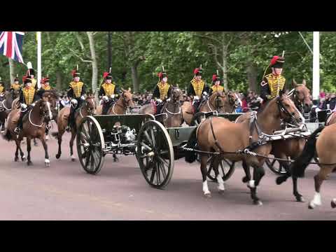 Trooping of The Colour 2019 - Kings Troop of The Royal Artillery [4K/UHD]