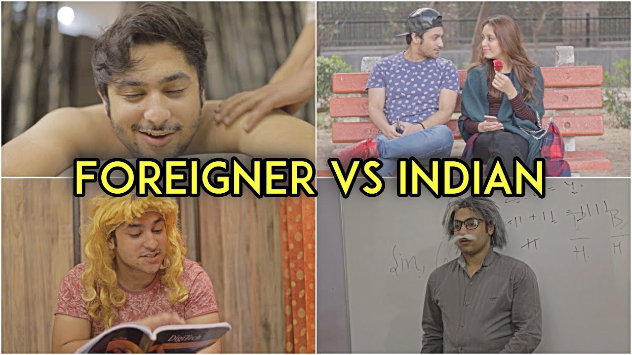Foreigner Vs Indian | Harsh Beniwal