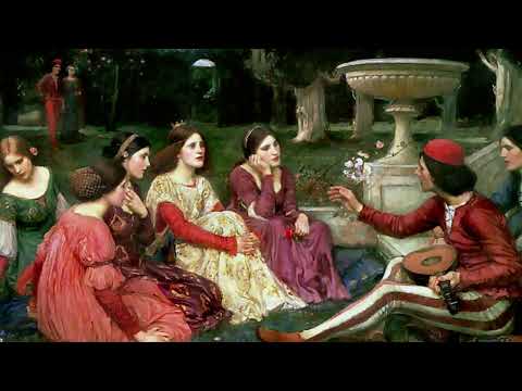 MacKenzie | "Bards of Old" | Love Poem | Images by Edmund Leighton and John Waterhouse