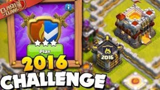 Easily 3 Star the 2016 Challenge (Clash of Clans)