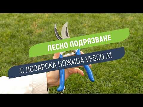 Vesco A1 - класическа лозарска ножица с байпасно рязане | До 25 mm