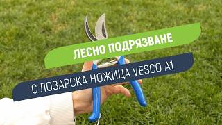 Vesco A1 - класическа лозарска ножица с байпасно рязане | До 25 mm
