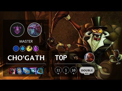 Cho'Gath Top vs Gragas - EUW Master Patch 10.7