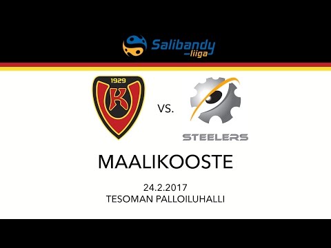Miesten Liiga: Koovee-Steelers, 24.2.2017, Maalikooste
