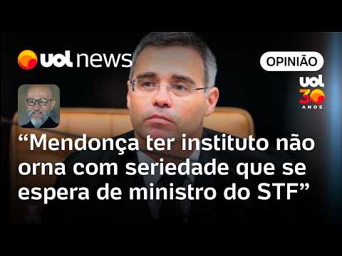 Mendonça ter instituto não orna com seriedade e recato que se espera de ministro do STF, diz Josias