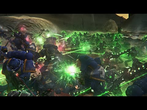 Pariah Nexus Ultramarines vs Necrons Warhammer40k Dawn of war soulstorm cinematic battle
