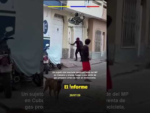 HOMBRE INCENDIA NEGOCIO EN BAJA VERAPAZ