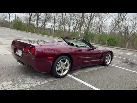 **SOLD on the CCC Buy-It-Now Lot** Sub-90K km 2003 Chevrolet Corvette Convertible 50th Anniversary 6-Speed Manual