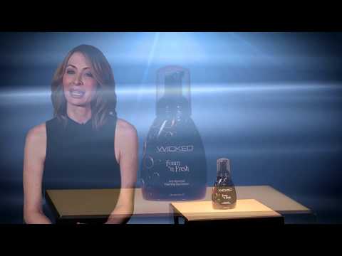 Wicked Sensual Care WICKED ANTIBAKTERINIS PUTOJANTIS ŽAISLŲ VALIKLIS 240 ML video