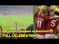 Full Crazy Reaction and celebration to McTominay late match winner vs Brentford