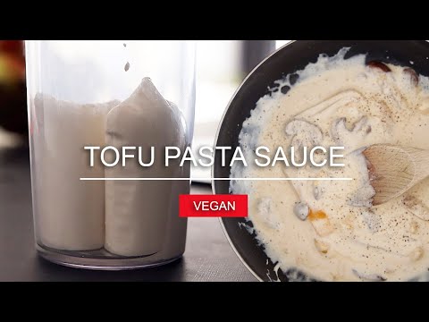 Creamy Tofu Pasta Sauce | High Protein and Super Easy