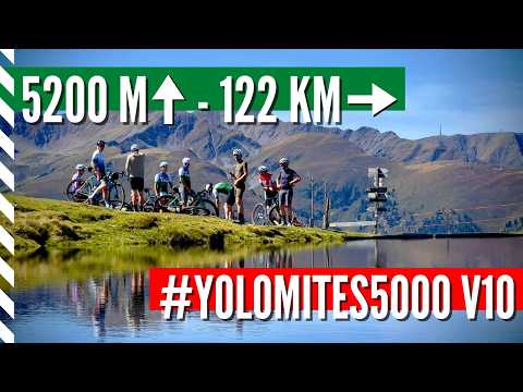 #YOLOmites5000 v10: 5,200m (17,000ft) Dolomites Gravel Grind in 122km (75mi)