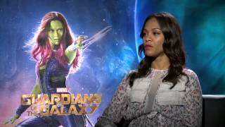 Marvel's "Guardians of the Galaxy" - Zoe Saldana Interview