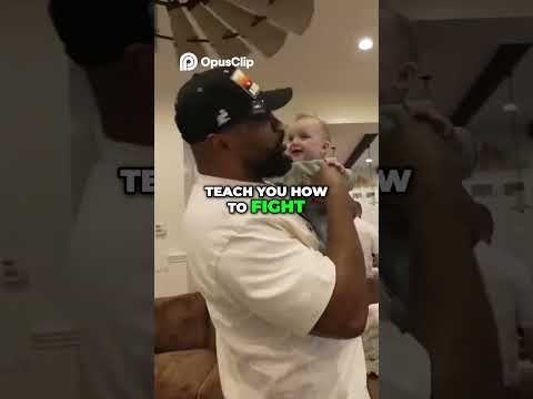 Rampage Jackson Is Good With Kids!!! #father #rampagejackson #kids