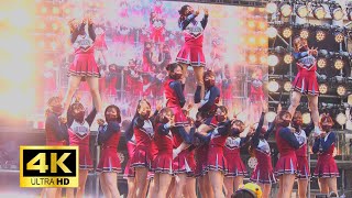 4K【学生チア】学園祭チアリーディング 早稲田祭【美女】beautiful Japanese cheer sexy