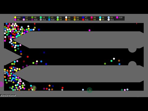 Survival Proliferation 41 - Marble Race in Algodoo
