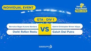 Download lagu Tiket.com Kejurnas 2018 | GTA DIV 1 | Bernadus/Dwiki VS Gabriel/Galuh mp3